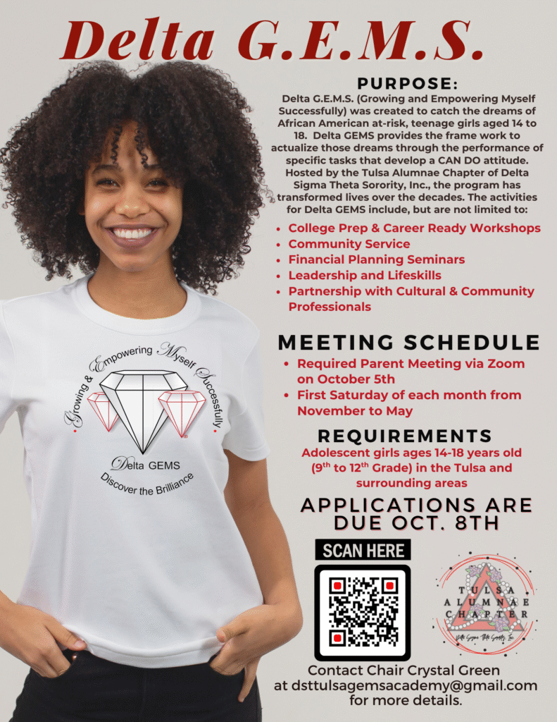 Delta GEMS Applications Due 10/8/25